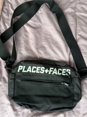 Places + Faces Black Crossbody Bag